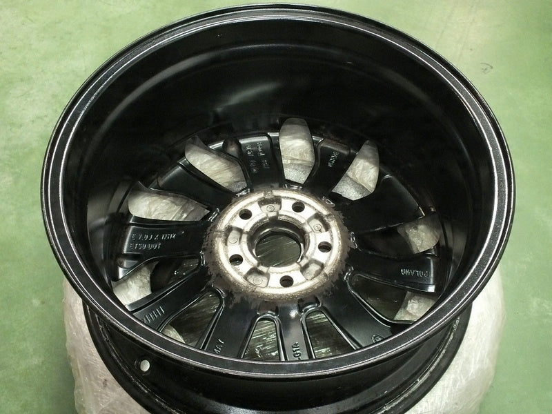 1x Alufelge 17 Zoll 7.0" 5x108 50ET Glanz Schwarz JX7C-1007-G1 Ford Rim Wheel