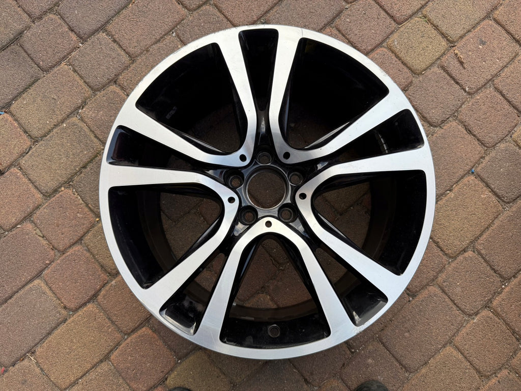 1x Alufelge 19 Zoll 9.5" 5x112 48ET Glanz Silber A2124014902 Mercedes-Benz W212 FEL7295290711jh