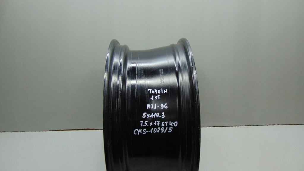 1x Alufelge 17 Zoll 7.5" 5x114.3 40ET Glanz Schwarz CMS-1029 Toyota I Rim Wheel FEL9590113740kl