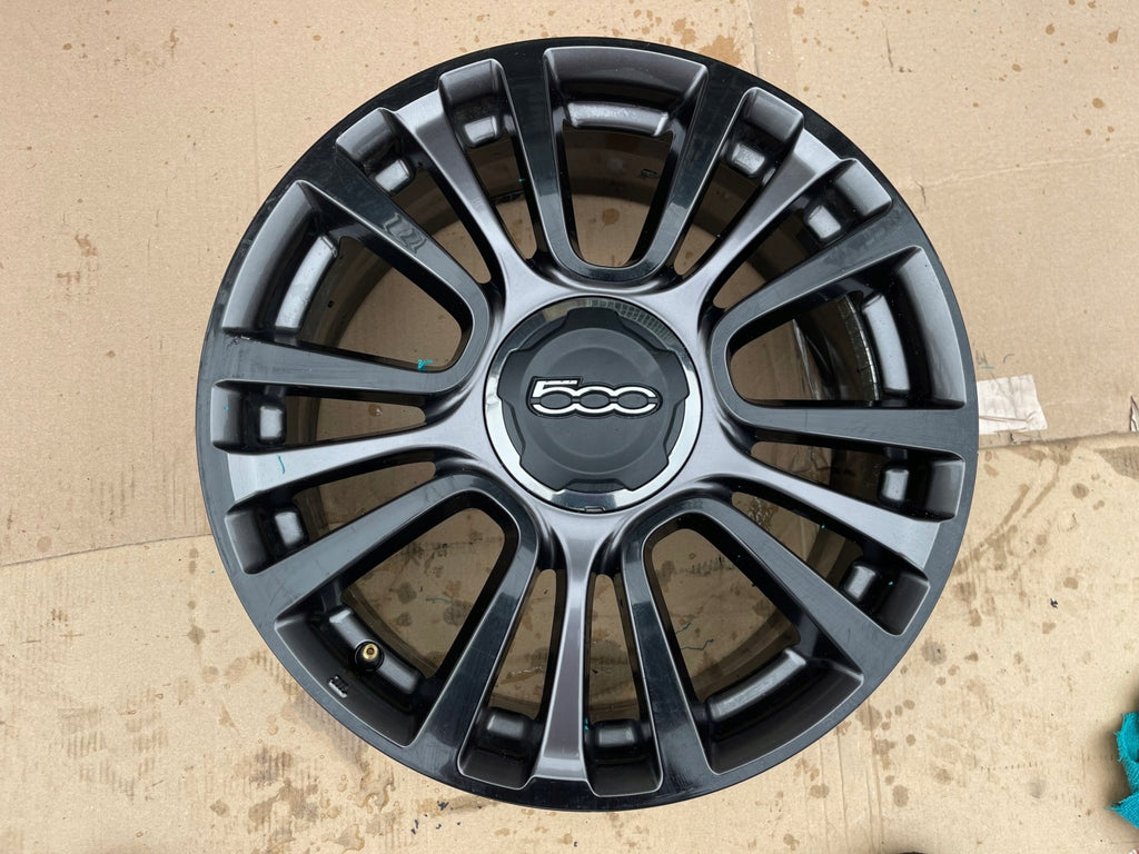 1x Alufelge 17 Zoll 7.0" 5x110 41ET Glanz Schwarz 735650725 Fiat 500x Rim Wheel FEL9620995753vf