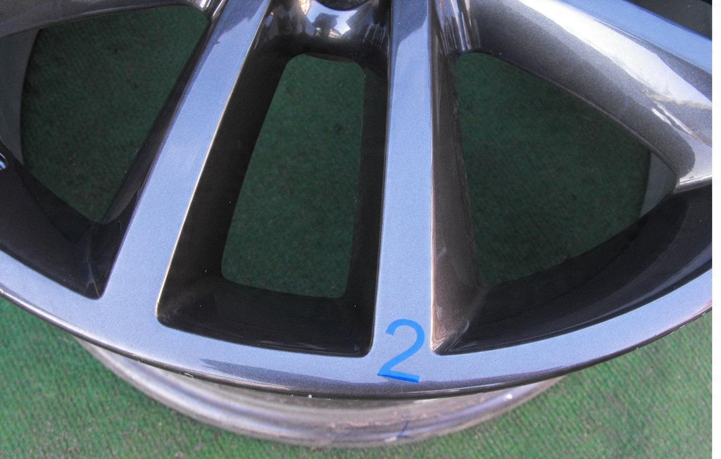 1x Alufelge 17 Zoll 7.0" 5x110 35ET Glanz Grau 13211620 Opel Astra H Zafira B