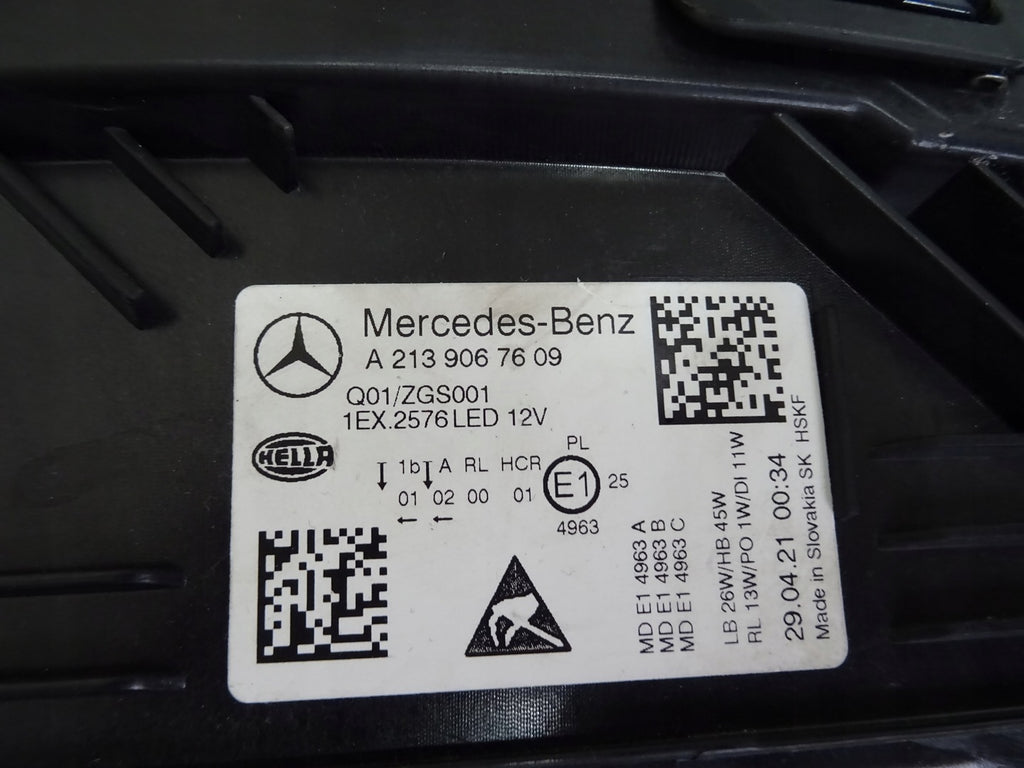 Frontscheinwerfer Mercedes-Benz W213 A2139067509 A2139067609 Rechts oder Links SCH5519556765io