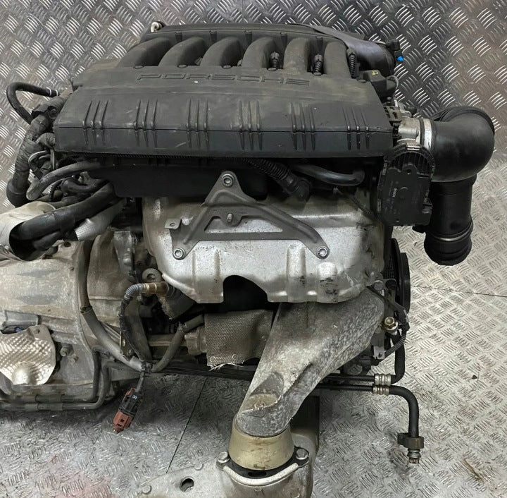 Motor Porsche Cayenne M55 Benzin Engine Komplett MOT6698556244cx