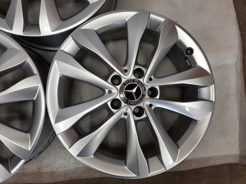 4x Alufelge 17 Zoll 7.0" 5x112 48 5ET A2054018000 Mercedes-Benz W205 Rim Wheel FEL3699430449zz