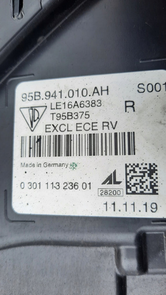 Frontscheinwerfer Porsche Macan 95b 95B941010AH Rechts Scheinwerfer Headlight SCH6025848799qh