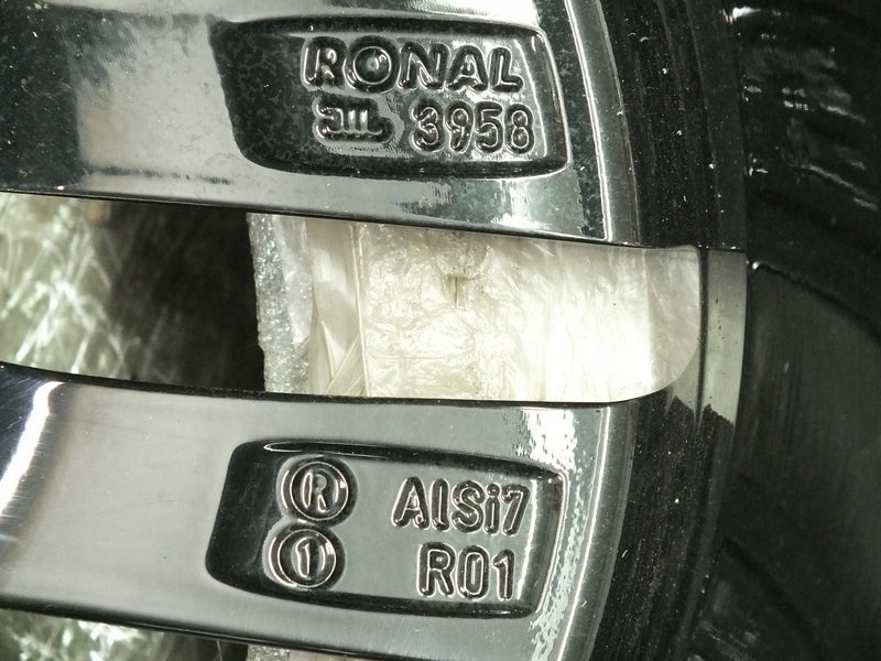 1x Alufelge 18 Zoll 7.0" 5x100 51ET Glanz Schwarz 6F0601025 Seat Rim Wheel