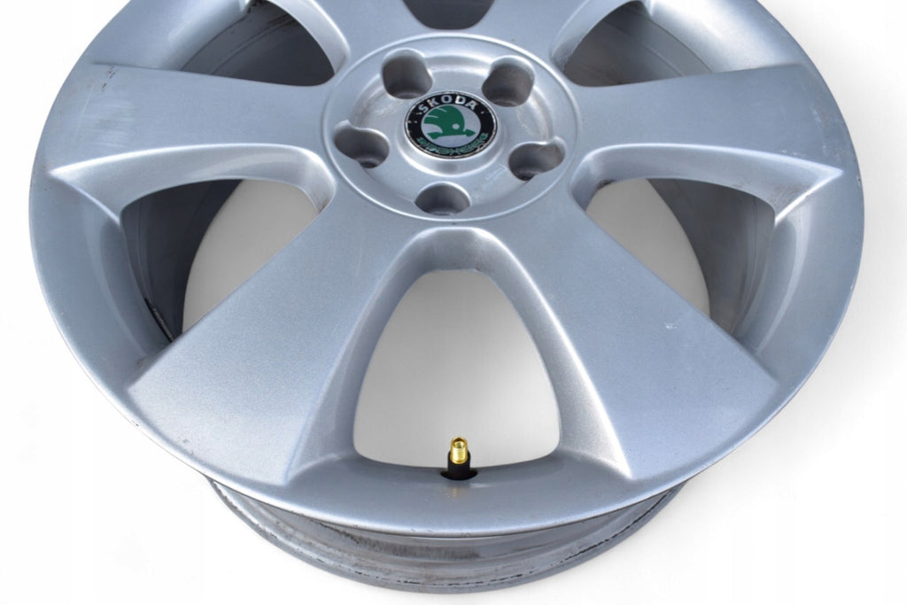 1x Alufelge 18 Zoll 7.5" 5x120 46ET Silber 3T0601025K Skoda Superb Ii Rim Wheel FEL1239285963cq