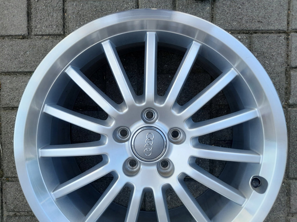 1x Alufelge 18 Zoll 8.0" 5x112 47ET Glanz Silber 8K0071498 Audi Rim Wheel FEL9806030256fj