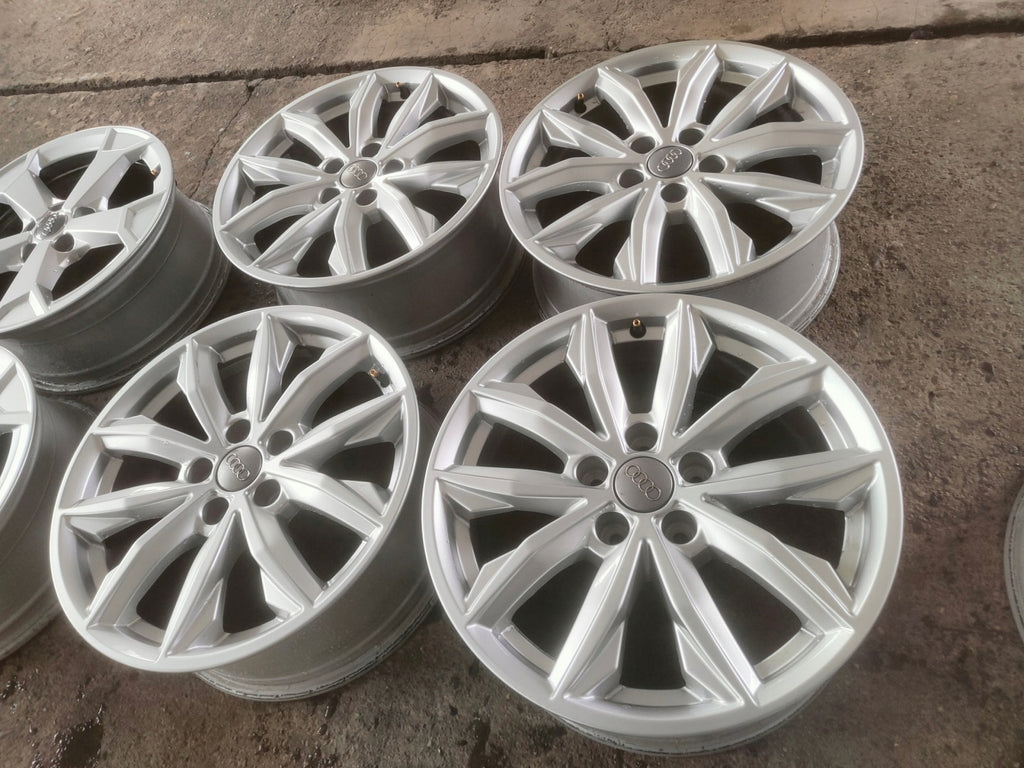4x Alufelge 17 Zoll 7.0" 5x112 34ET Glanz Silber 80A601025J Audi Rim Wheel FEL3828184443rx