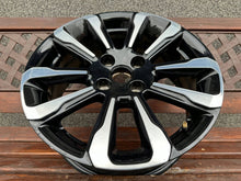 Laden Sie das Bild in den Galerie-Viewer, 1x Alufelge 16 Zoll 6.5" 4x108 20ET Glanz Schwarz 672044871 Opel Crossland FEL4591228220id