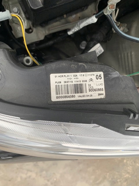 Frontscheinwerfer Citroën C1 II B000864080 Links Scheinwerfer Headlight