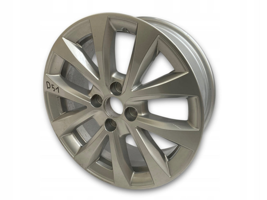 1x Alufelge 16 Zoll 6.5" 4x100 37ET 403009968R Renault Clio I 1 V Rim Wheel FEL3401411473et