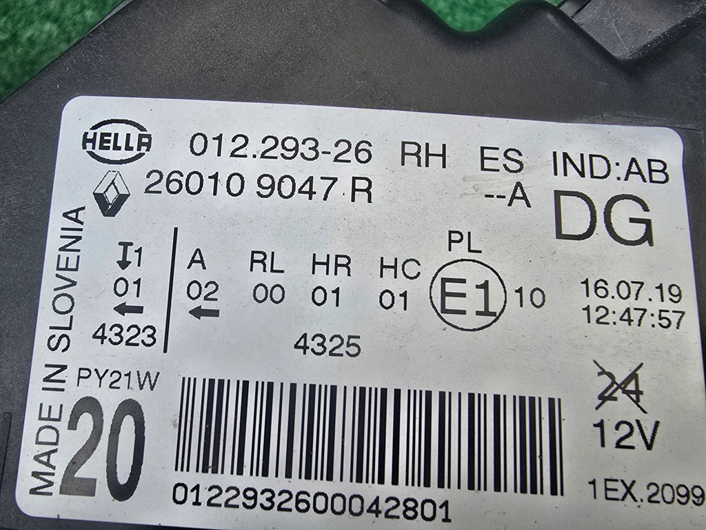 Frontscheinwerfer Renault Scenic 260109047R 260603201R Ein Satz Headlight SCH1421103574sj