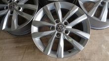 Load image into Gallery viewer, 4x Alufelge 16 Zoll 6.5" 5x112 48ET Glanz Silber 5TA601025 Seat I Rim Wheel FEL5054958502ta