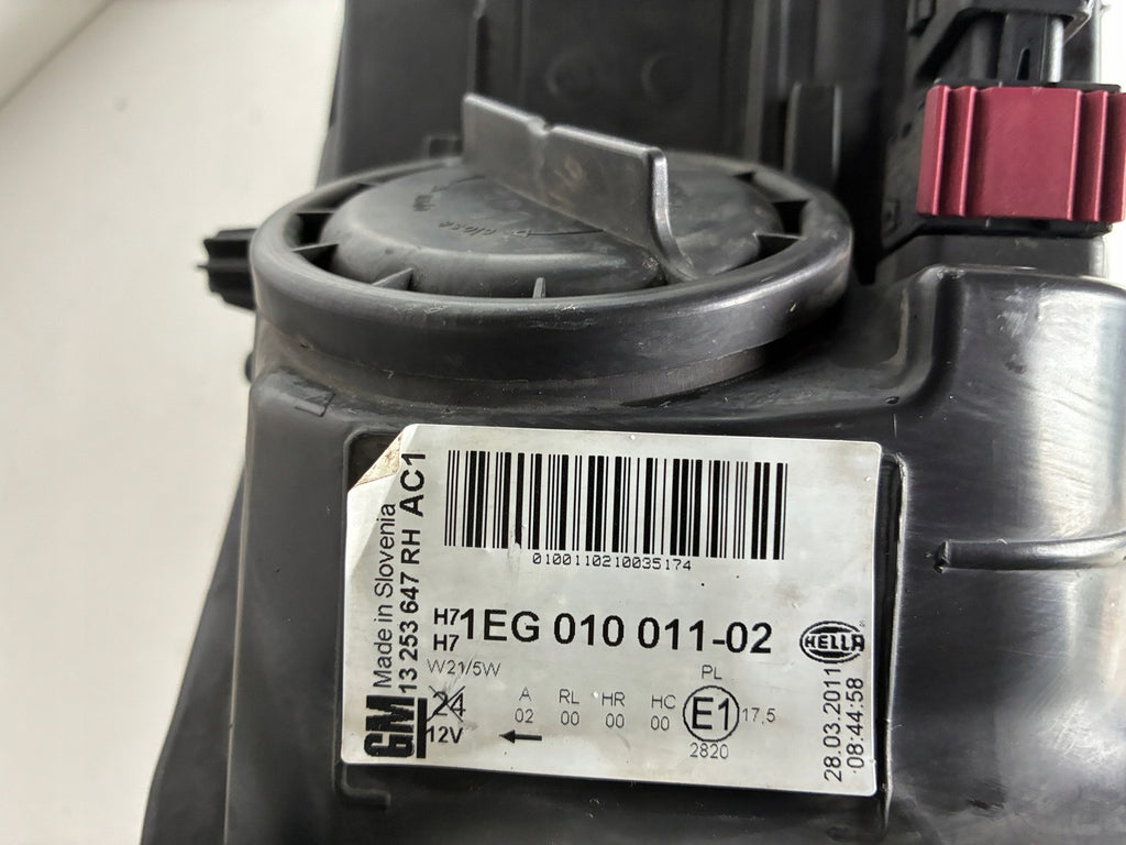 Frontscheinwerfer Opel Astra J 13253647 Rechts Scheinwerfer Headlight SCH3265775867ud