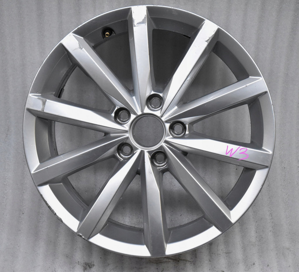 1x Alufelge 17 Zoll 7.0" 5x112 54ET Glanz Silber 5K7601025B VW Golf Vi Rim Wheel