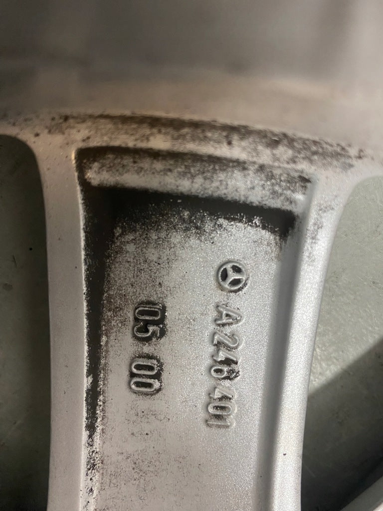 1x Alufelge 16 Zoll 6.5" 5x112 49ET A2464010500 Mercedes-Benz W246 Rim Wheel FEL5519076660cm