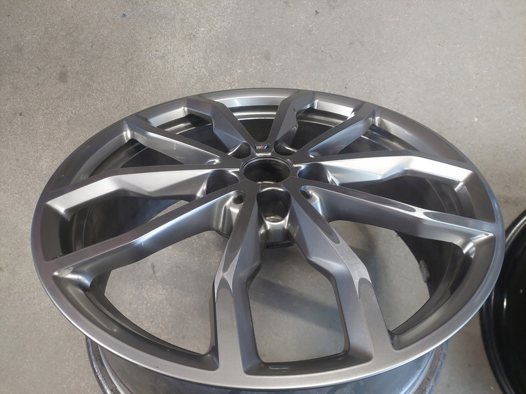 1x Alufelge 18 Zoll 6.5" 5x112 41ET Glanz Grau 6877550 BMW F39 X1 F48 Rim Wheel FEL3049116391of