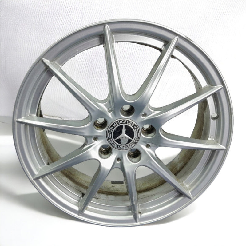 1x Alufelge 17 Zoll 6.5" 5x112 A2464010102 Mercedes-Benz W245 Rim Wheel