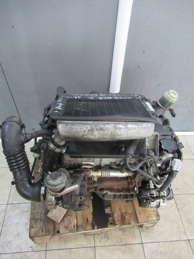 Motor Toyota I 1CD-FTV 2.0 116PS 217TKm 2000 Diesel Engine Komplett