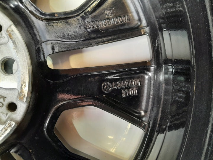 1x Alufelge 18 Zoll 7.5" 5x112 Glanz Schwarz A2474012700 Mercedes-Benz W247 FEL5371052742hh
