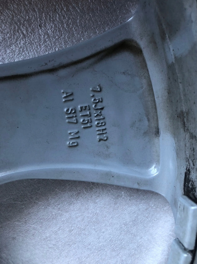 1x Alufelge 18 Zoll 7.5" 5x112 8V0601025CD Audi A3 Rim Wheel FEL2769289531oz