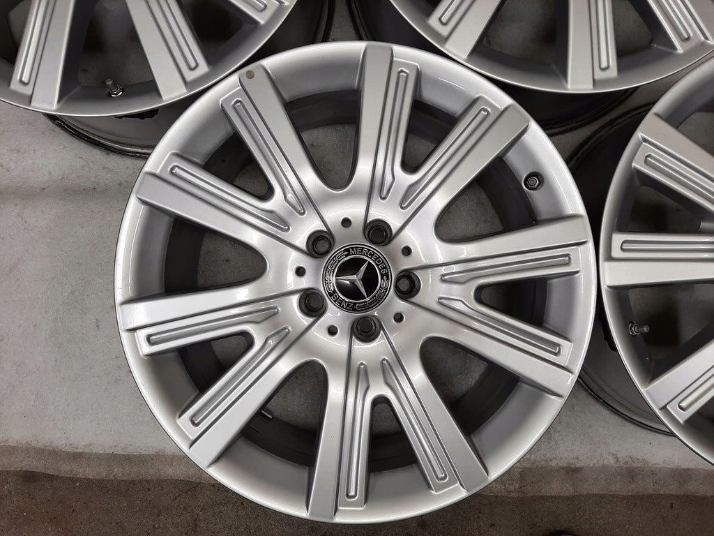 4x Alufelge 19 Zoll 8.5" 5x112 62ET Glanz Silber A1664011702 Mercedes-Benz W166 FEL4964916731os