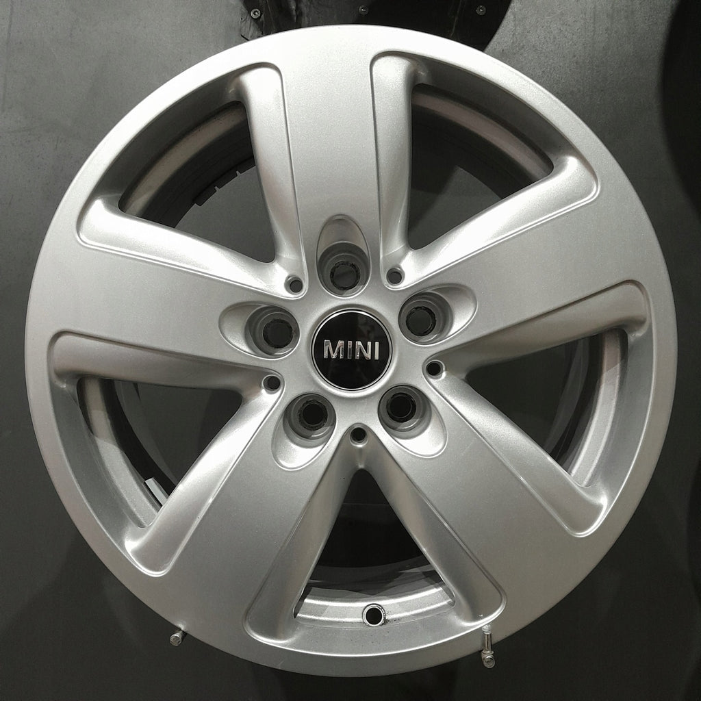 4x Alufelge 16 Zoll 7.0" 5x112 41ET Glanz Silber 6856029 Mini Countryman FEL5588868425ab