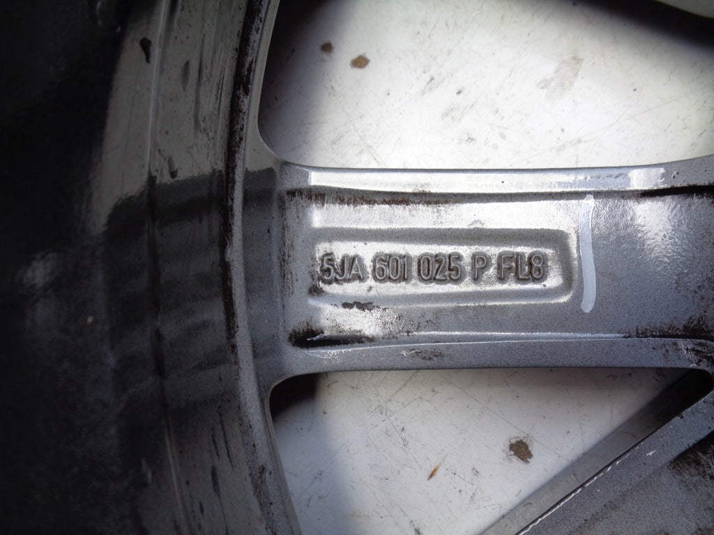 1x Alufelge 16 Zoll 7.0" 5x100 46ET Glanz Graphit 5JA601025P Mg Rapid Rim Wheel FEL8904224181vu