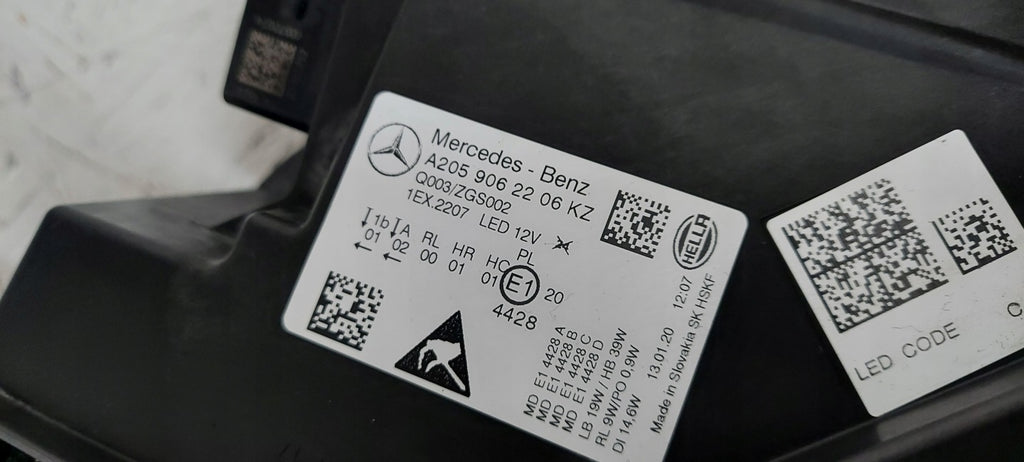 Frontscheinwerfer Mercedes-Benz W205 A2059062206 LED Rechts Headlight SCH1457879588cx