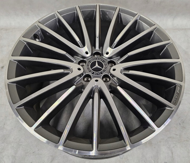 1x Alufelge 21 Zoll 9.0" 5x112 34ET Glanz Silber A2234011700 Mercedes-Benz W223 FEL3348021217rv