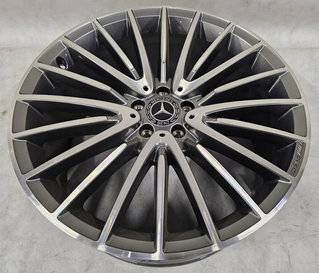 1x Alufelge 21 Zoll 9.0" 5x112 34ET Glanz Silber A2234011700 Mercedes-Benz W223 FEL3348021217rv