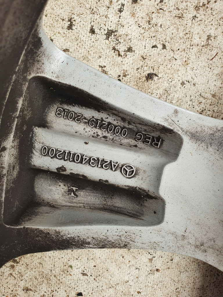 1x Alufelge 17 Zoll 7.5" 5x112 40ET A2134011200 Mercedes-Benz Rim Wheel