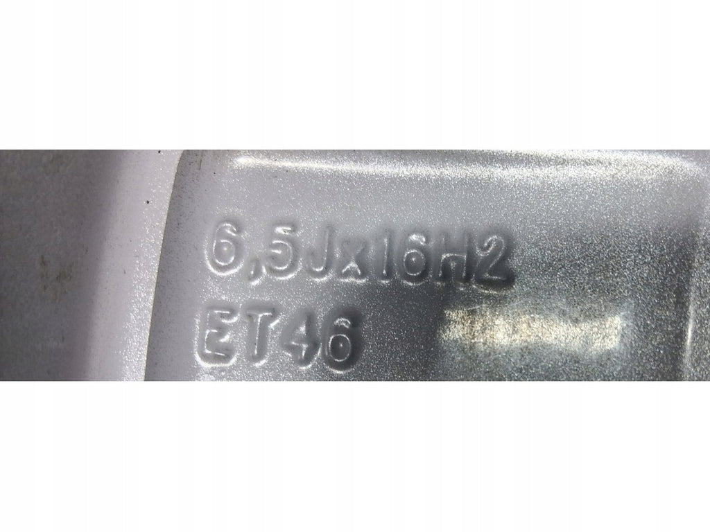 4x Alufelge 16 Zoll 6.5" 5x112 46ET Glanz Silber 5G0601025 VW Golf VII I FEL6793100750ue