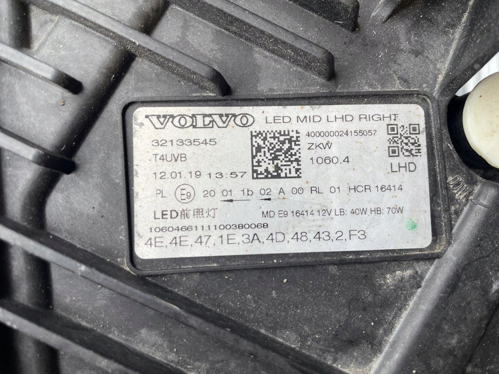 Frontscheinwerfer Volvo Xc60 II 32133545 LED Rechts Scheinwerfer Headlight SCH1935580084lq