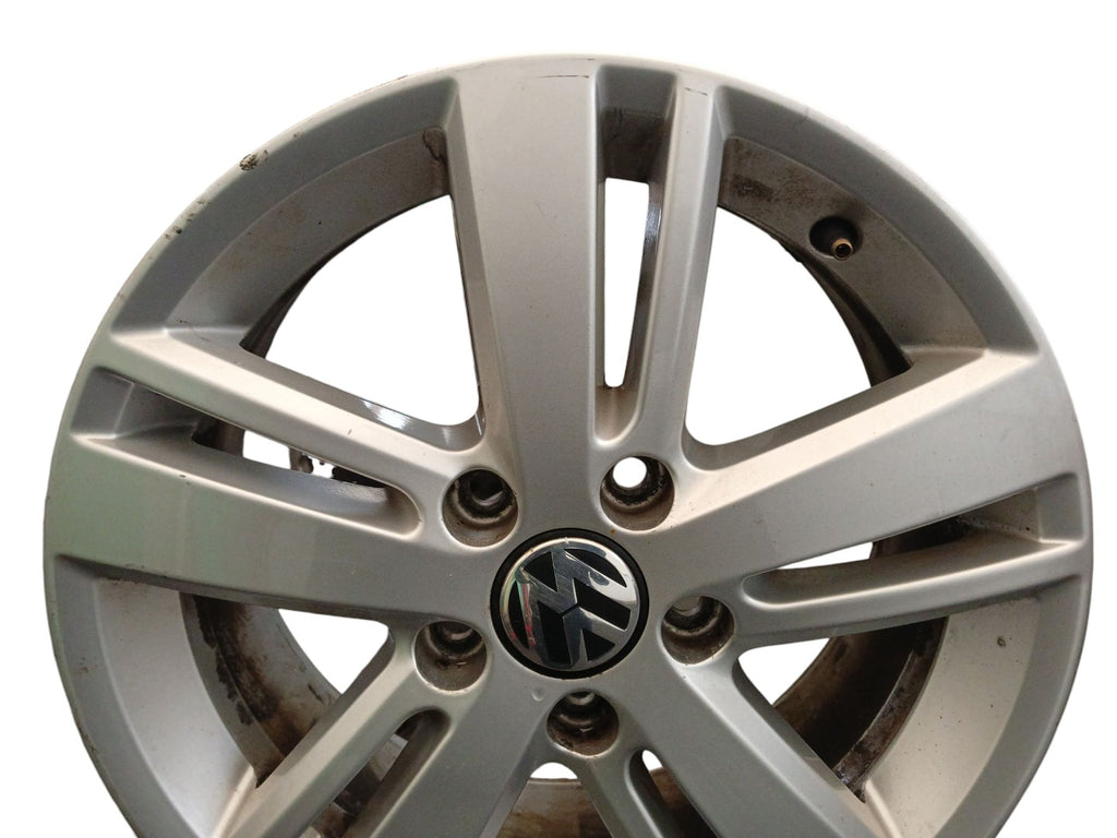 1x Alufelge 16 Zoll 6.5" 5x112 50ET Glanz Silber 5C0601025AB VW Jetta I FEL2572786372vt