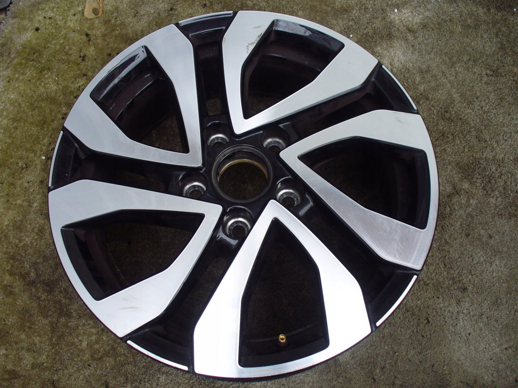 1x Alufelge 16 Zoll 6.5" 5x112 48ET Glanz 5TA601025AA VW I Rim Wheel FEL4857043772wp