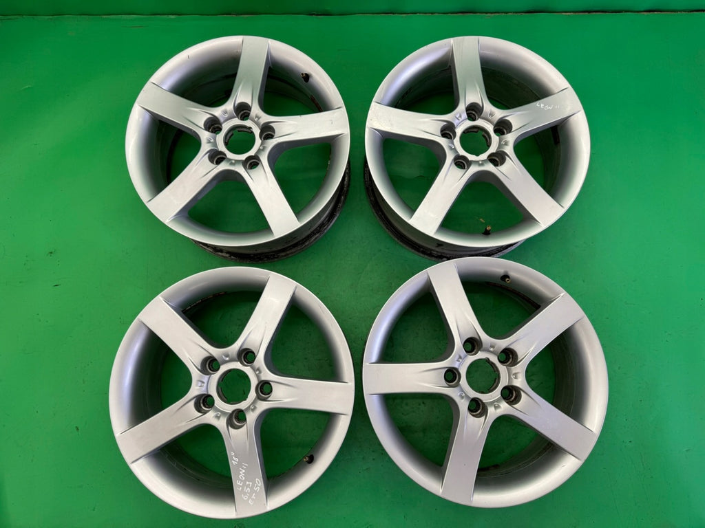 4x Alufelge 16 Zoll 6.5" 5x112 50ET Glanz Silber Audi Alhambra Toledo I Passat FEL6024469680vd
