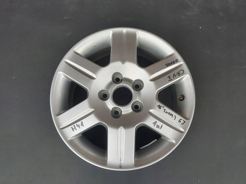 1x Alufelge 16 Zoll 6.0" 5x114.3 Honda Cr-V Crv I Ii Rim Wheel FEL7151668509tv