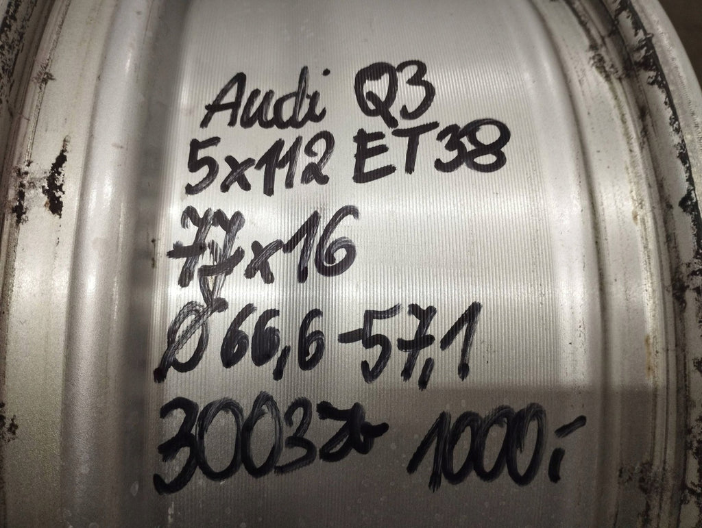 1x Alufelge 16 Zoll 5x112 KBA47443 Audi Q3 Rim Wheel FEL3099616268sq