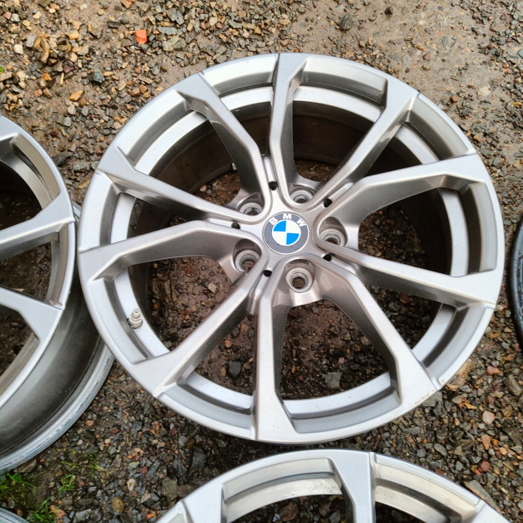 4x Alufelge 17 Zoll 7.5" 5x112 30ET Glanz Grau 6883518 BMW Rim Wheel FEL7470211147xp