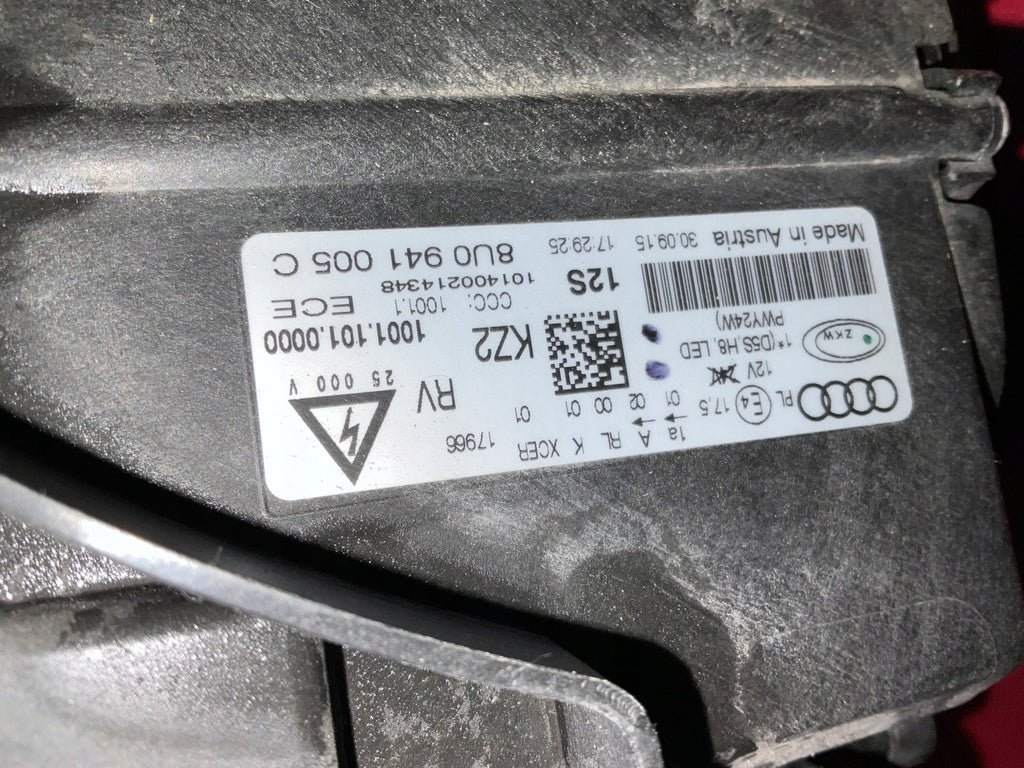 Frontscheinwerfer Audi Q3 8U0941005C Xenon Links Scheinwerfer Headlight