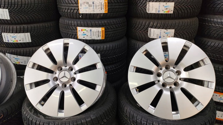 4x Alufelge 17 Zoll 8.0" 5x112 54ET A2054013800 Mercedes-Benz W205 Rim Wheel FEL2745828585gv
