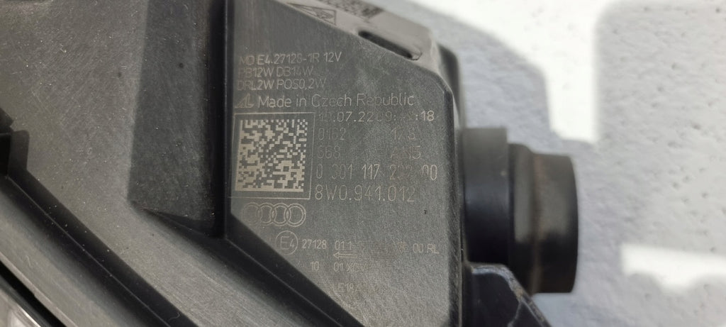 Frontscheinwerfer Audi A4 B9 8W0941012 LED Rechts Scheinwerfer Headlight