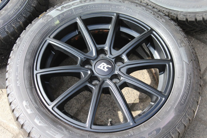 4x Alufelge 16 Zoll 6.5" 5x108 47ET Matt Schwarz KBA-52172-KBA Citroën I FEL4090032758gl
