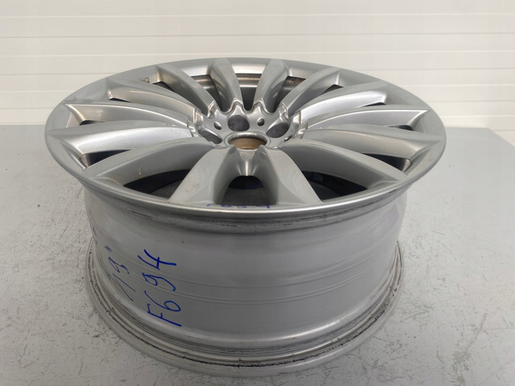 1x Alufelge 19 Zoll 8.5" 5x112 25ET Glanz Silber 6861225 BMW 1 Rim Wheel FEL3862437267ql