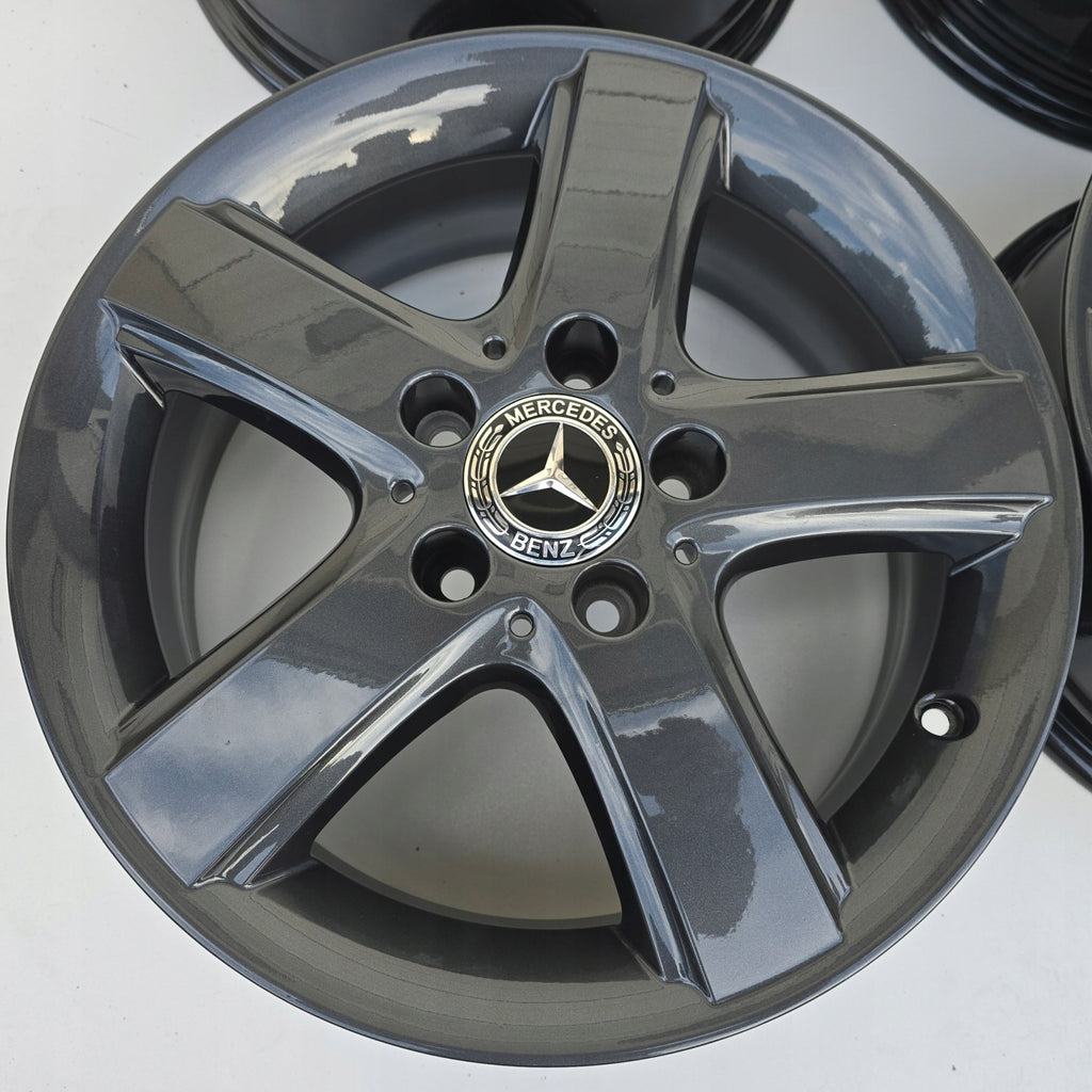 4x Alufelge 16 Zoll 6.0" 5x112 46ET A1694011002 Mercedes-Benz Viano Rim Wheel FEL8678843192fv