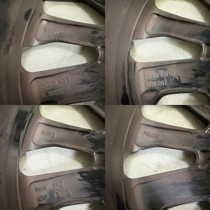 1x Alufelge 17 Zoll 7.0" 5x108 50ET Glanz Schwarz JX7C-1007-G1A Ford Rim Wheel FEL9278289536uo