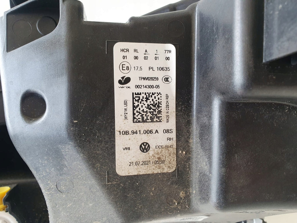 Frontscheinwerfer VW 10B941006A Rechts Scheinwerfer Headlight SCH5155479170tf