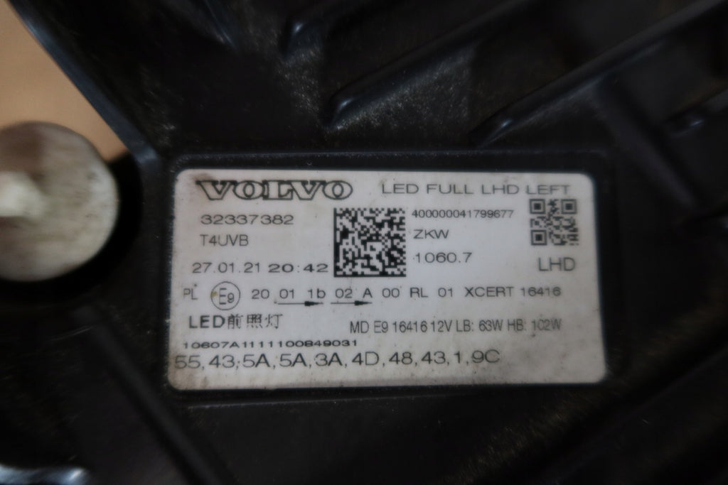 Frontscheinwerfer Volvo Xc60 II 32337382 LED Links Scheinwerfer Headlight SCH4868589532hk